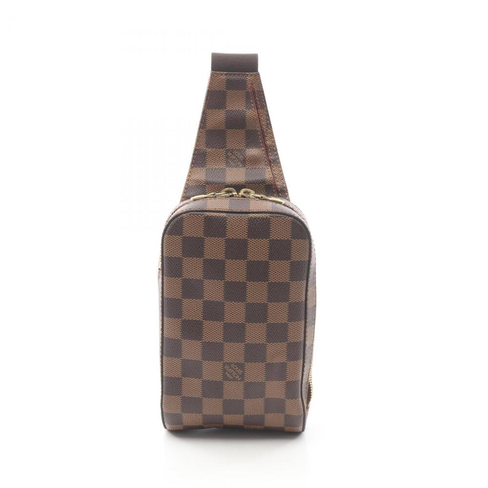 LOUIS VUITTON Authentic Brown Damier Leather Fanny Pack - Picture 1 of 8